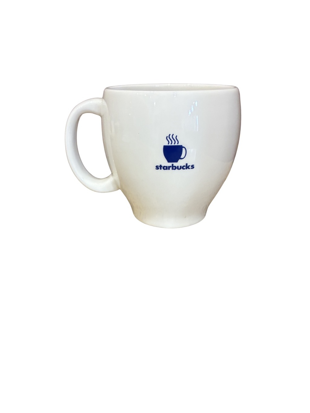 Starbucks 2003 Barista White Mug with Blue Logo
